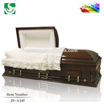 JS-A145 direct wholesale high quality wooden casket